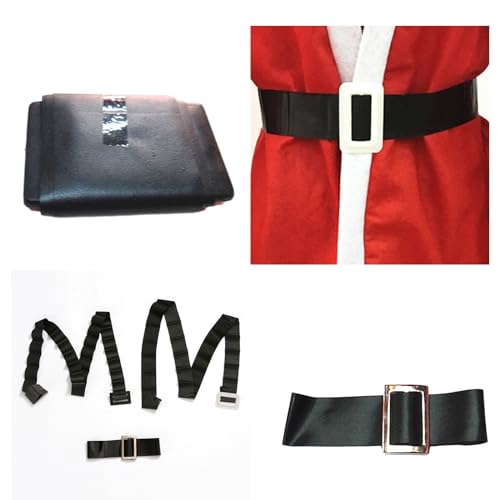Santa Waist Belt Plastic Adjustable Christmas Santa Waist Belt Decoration Santa Belt for Cosplay Party2