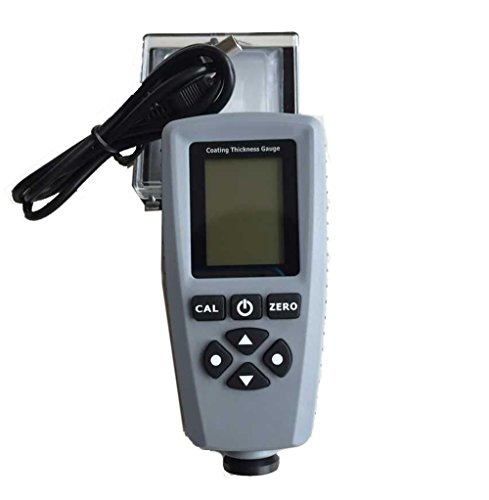 Medidor digital de espesor de recubrimiento EC770 con pantalla LCD y maletín, rango 0 a 1300um miniatura 4