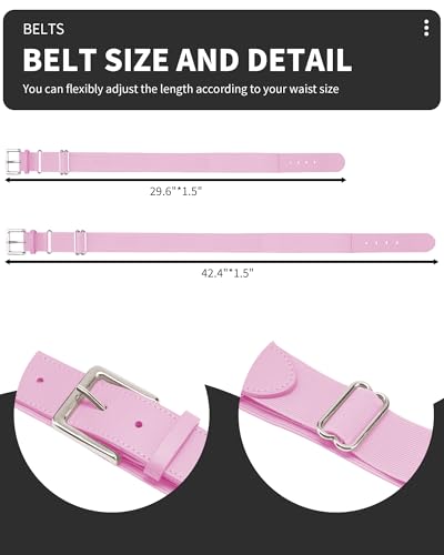 Image of QBK Toddler And Youth Baseball /Softball Belt For Boys And Girls | Kids Elastic Adjustable Uniform Belt - In Multiple Colors For Baseball, Softball, And Tee Ball