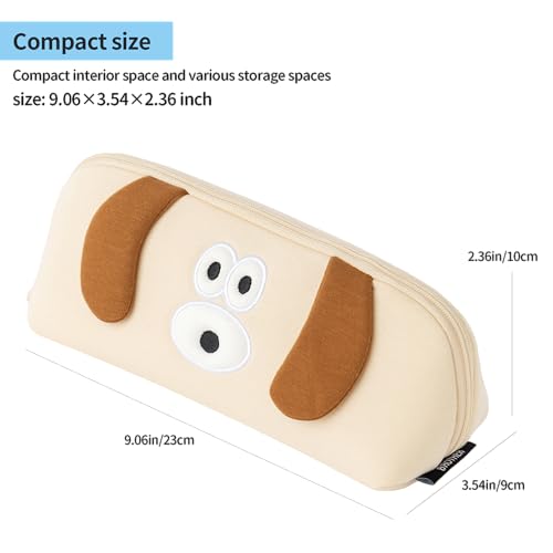 Image of Cute Puppy Pencil Case, Adorable Pencil Pouch with Ample Storage, Ideal Pencil Box, Great Gift for Kids