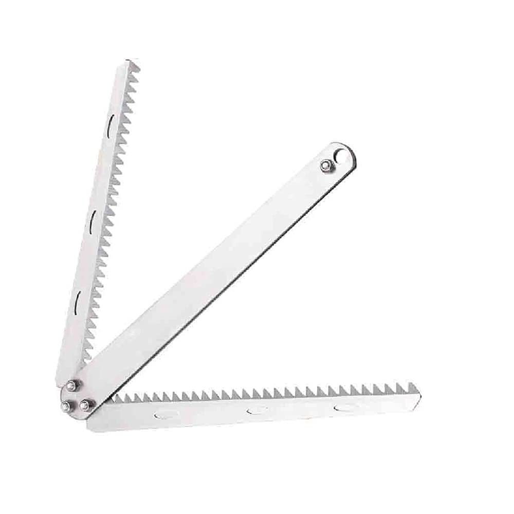 Hchl Weeds Snatcher Folding Weeded Razor，Aquatic Plants Grass Cutter Great，Grass Trimmer,Water Plants Serrated Blade Stainless Steel Fishing Grass Cutter Simple To Use