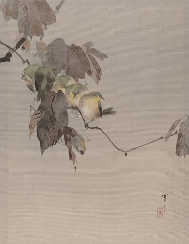 Tableau Toile Oiseaux Watanabe Seitei pour créer un salon zen et élégant