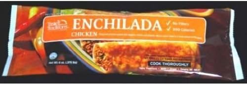 Taste Traditions Individually Wrapped Chicken Enchilada, 6 Ounce -- 18 per case.