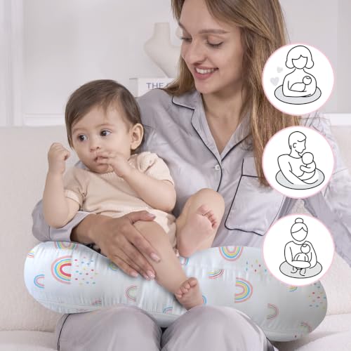 Image of Nursing Pillow for Breastfeeding,Feeding Pillow with Removable Cover