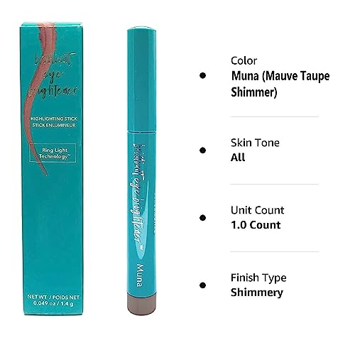 Ballebeeautiful Thrive Eyeshadow Stick, Thrive Eye Brightener Stick, Thrive Cosmetics Eye Brightener, Mauve Taupe Shimmer, Muna (2 Pcs) 0.049 Ounces #TOP1