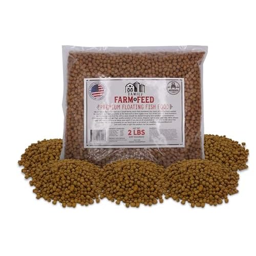 | Premium Floating Fish Food | Pond and Lake | Pellets | 2 Pounds