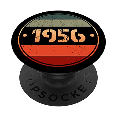 Popsockets vintage 1956 edición limitada 1956 cumpleaños 1956 PopSockets PopGrip Intercambiable
