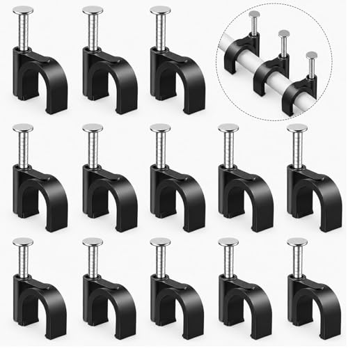 Easytle 100 Pcs Nail-In Clips