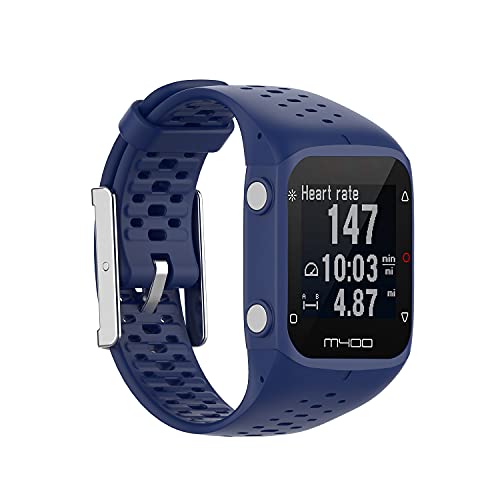 KUTEWEU Correa Compatible con Polar M400/M430, Pulsera de Silicona Multiagujero...