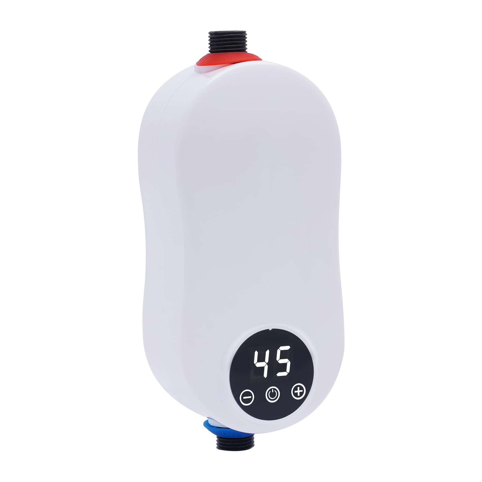 Scaldabagno elettrico istantaneo 5500 W Mini scaldabagno istantaneo con soffione doccia e indicatore LED Riscaldamento istantaneo Scaldabagno istantaneo per lavabo, cucina, bagno, IPx4 impermeabile