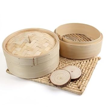Generic Dim Sum Basket 2 Tier Steamer Rice Pasta Cooker