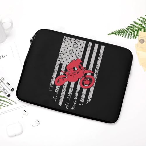 Funda para portátil con diseño Motocross USA 13 pulgadas miniatura 5