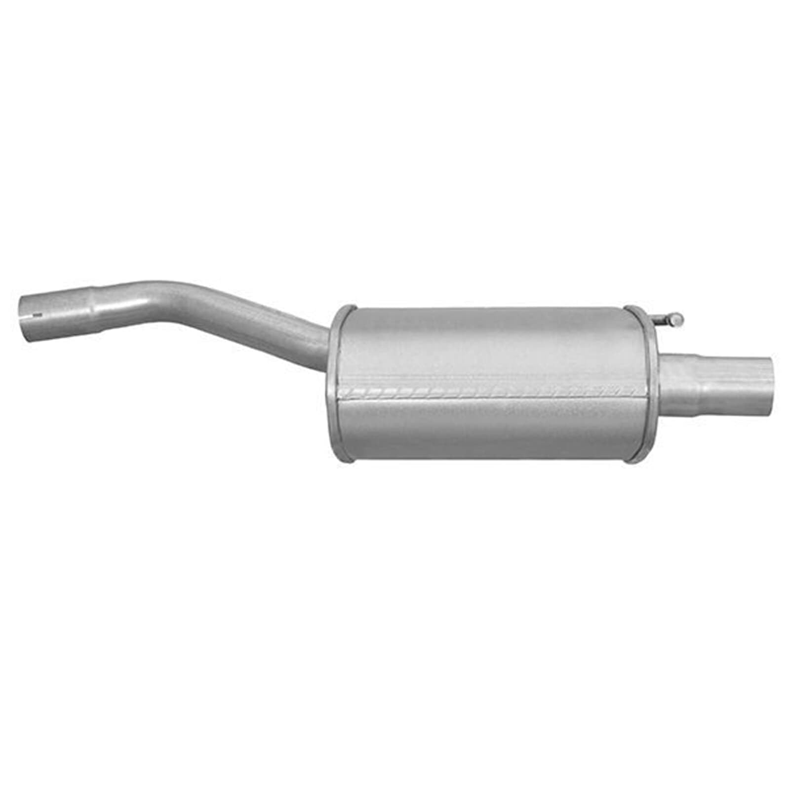 HELLA 8LD 366 030-031 Tłumik końcowy - Easy2Fit® Kit - z tyłu - jednoczęściowy - Komplet z elementami do montażu