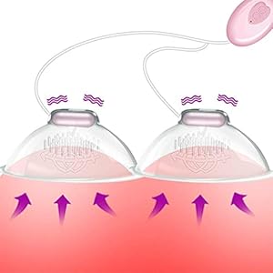 WFJNB 12 Frequentie Tepel Sucker Vibrator Volwassen Speelgoed Vibrerende Kogel Tepel Pomp Zuignap Borst Stimulator Borst Speeltjes Voor Vrouwen