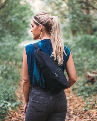 Image of AmeriBag Healthy Back Bag 15 inch Nylon Ergonomic Crossbody Sling | Ergonomic