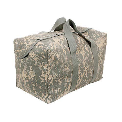 Rothco Sac de Voyage en Toile de Parachute - Sac de Voyage Extra Large avec capacité de 75 l, ACU Digital Camo, Taille Unique, Sac Cargo