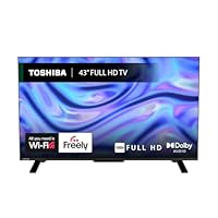 Toshiba 43”LV2553DB Full HD Smart VIDAA TV, HDR, Freely, Disney+, Prime Video, Netflix, Dolby Audio, Works with Alexa, Works with Google Assistant, VIDAA Voice 2025