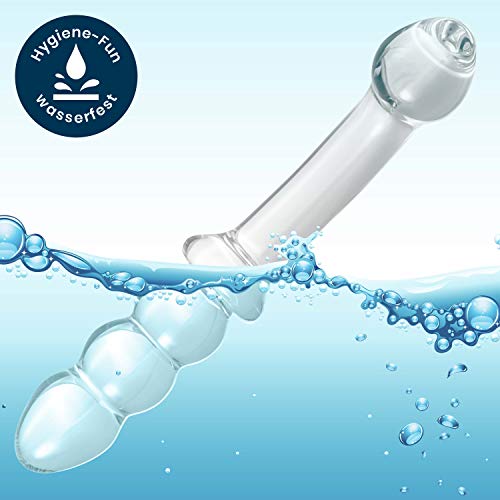 DUKESTON 16,8 cm Grote Glazen Dildo, ø 29 mm Dikke Dong van Glas, Kristal Penis voor Anaal Prostaat Mannen en G Spot Vrouwen (Transparante) - Afbeelding 7