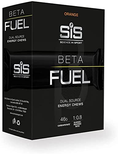 Science in Sport | Beta Fuel | Orange | Dual Source Energy Chews | 46g Carbohydrate| Scientifically Superior Fuel | Cycling, Running, Swimming & Endurance Sports | 6 x 60g Chews