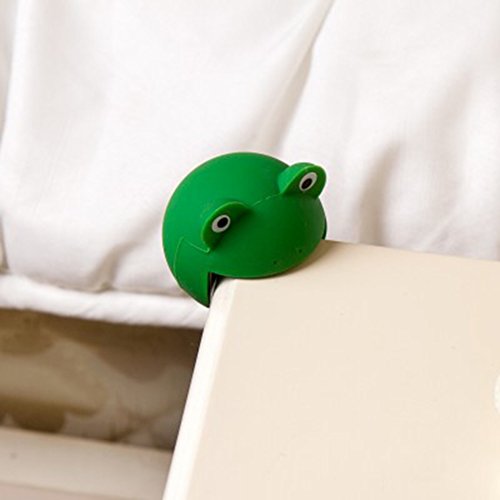 Image of MXY Safety Anti-Collision Edge Corner Guard Protector Soft Silicone Thickening Collision Angle Table Desk Cover Pad Pack of 2 Units Green Frogs