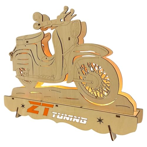 Wichtelstube-Kollektion Moped Schwibbogen Schwalbe KR51 DDR...