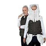 ❤ 【PROTEZIONE COMPLETA A 270°】 Il giubbotto airbag anticaduta fornisce un'ampia copertura for le aree vulnerabili, tra cui testa, vita, schiena e glutei, riducendo le lesioni da impatto da caduta dell'87,5%. Realizzato in tessuto di nylon resistente, impermeabile e traspirante, garantisce comfort senza compromettere la protezione.