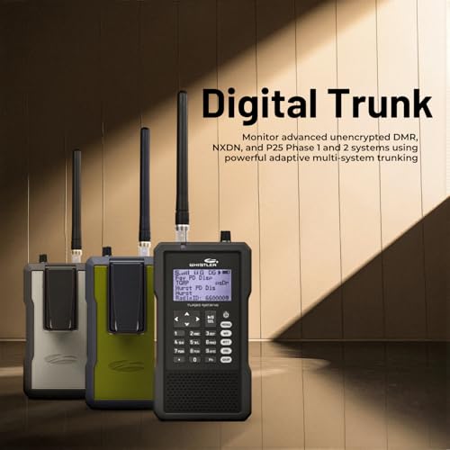 Image of Whistler TRX-1 Handheld Digital Police Scanner Radio - Portable Scanner with EZ Scan, APCO P25 Phase I & II, DMR, NXDN, and USA /Canada Database - Black