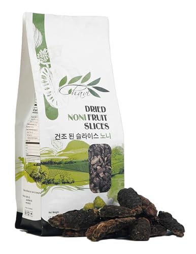 chavi dried noni slides - 500 gram  176 oz  great for making noni juice or tea  abundant antioxidants and amino acids  improves immunity amp antiageing