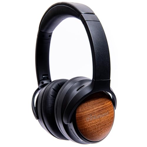 thinksound ov202w Over Ear Noise Cancelling Headphones, 100+ Hours of Listening ANC Hybrid Active...