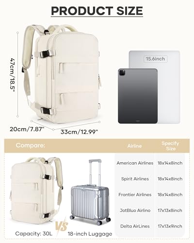 Image of coofay Vacuum Backpack Travel with Pump Vacpack Travel Backpack with Vacuum System Mochila de Viaje Compresion al Vacio Easyvacpack Airbag Backpacks for Traveling Carry on Luggage