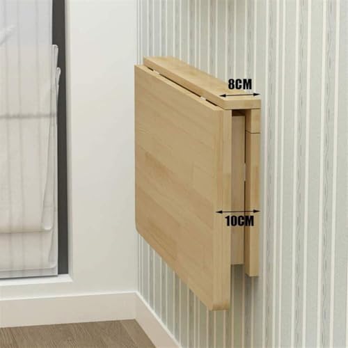 Bureau d'ordinateur pliable en bois avec table à abattant