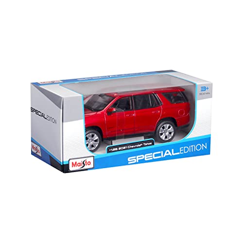 Maisto Chevy Tahoe 1:24 Rojo Vehículo de Plástico para Niños miniatura 6