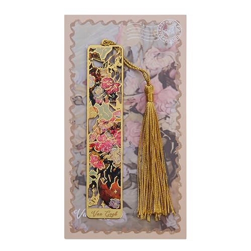 しおり 金属 ブックマーク 派手 華やか 中空トリム ブックページマーカー 誕生日プレゼント 女性 女の子 教師 友人 本 恋人に 読書 勉強 日用品雑貨 文房具 ギフト (ピンク花)