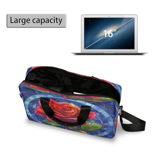 Bolso para portátil impermeable de 16 pulgadas con diseño floral miniatura 5
