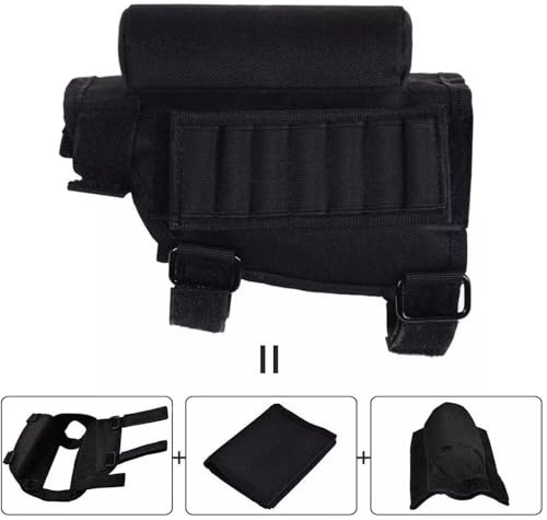 Étui de transport pour cartouches portable doté d'un support de crosse réglable rembourré - 5