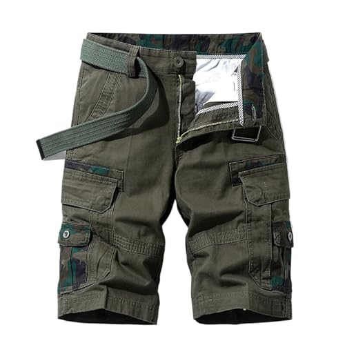 Bermuda cargo homme en coton WOLONG idéal pour la randonnée et le camping