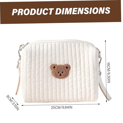 Bolso organizador para pañales con ganchos para cochecito miniatura 5