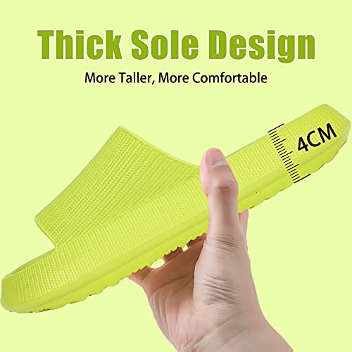 Image of rosyclo Cloud Slippers for Women and Men, Pillow House Slippers Shower Shoes Indoor Slides Bathroom Sandals, Ultimate Comfort, Lightweight, Thick Sole, Non-Slip, Easy to Clean