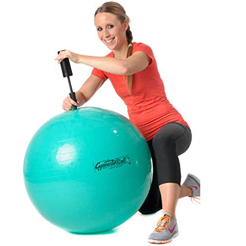 PEZZI Original Gymnastik Ball 65cm Plus Pumpe Sitz Therapie Pilates Aerobic grün