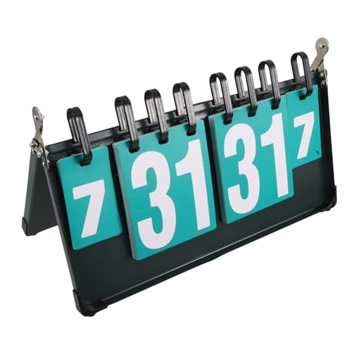 GALPADA Table Tennis Scoreboard Steel Plate Flip Scoreboard for Volleyball Tennis Sports Events
