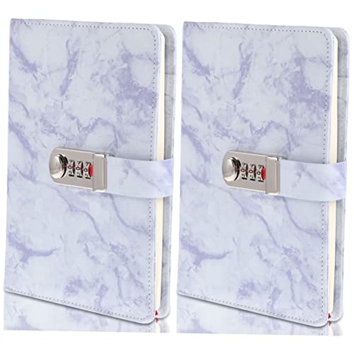 Carnet de notes à verrouillage et cahier portable pour écrire un journal intime