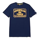 Caterpillar Men's Power Tee, Detroit Blue, XX-Large