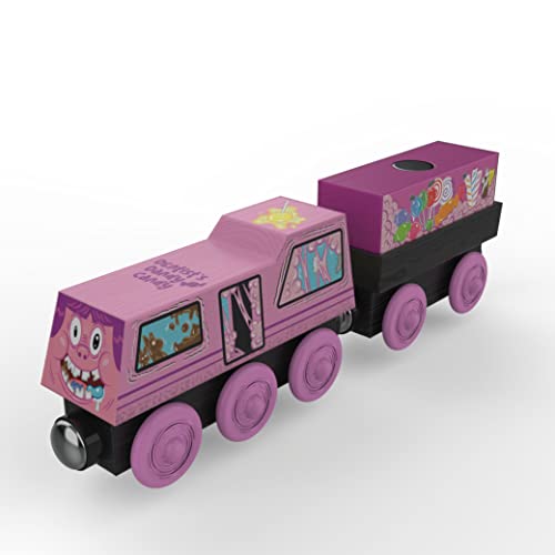 Zany Trains - Sugar Rush Susie - Series 1 - Wooden Train and Cargo Set - Compatible with All Wooden Train Sets