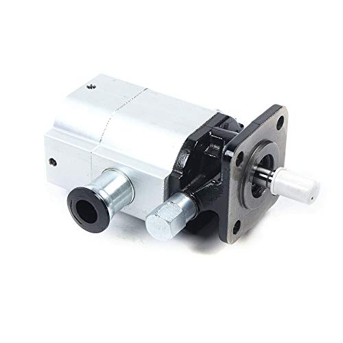 NINGXUE 13 GPM Hydraulic Log Splitter Pump, Hi-Lo Gear Pump 3000PSI 2 Stage 1/2 Shaft Parts for Small Engine Mounting Wood Splitter