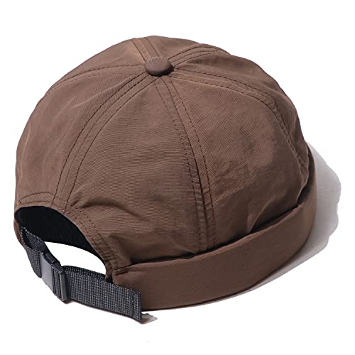 Image of CLAPE Lightweight Breathable Brimless Cap Street Casual Versatile Summer Quick Dry Docker Cap No Brim Sailor Cap Leon Cap