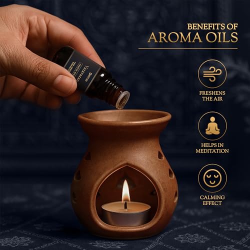 Image of DIFFUZE Essential Oil Set - Indulgence Duo - 2 x 15 ml (Sundowner & Moonlit Musk) | Coffee, Vanilla, White Musk & Caramel Fragrance Oils for Diffuser, Bedroom & Gifting | Long-Lasting Warm Aroma for Home