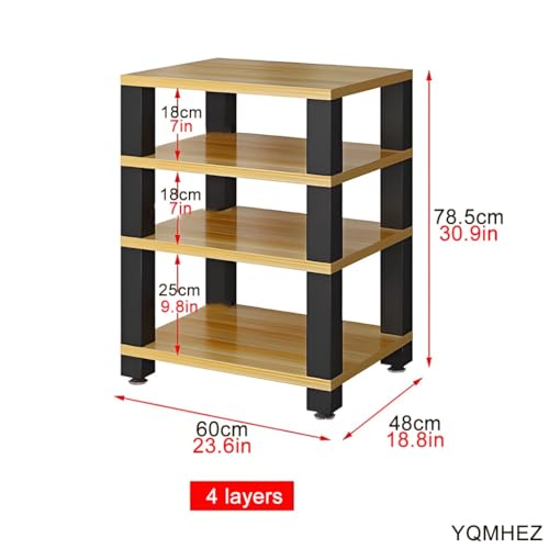 Meuble HiFi à 4 niveaux compact pour optimiser les studios et salons étroits - 8