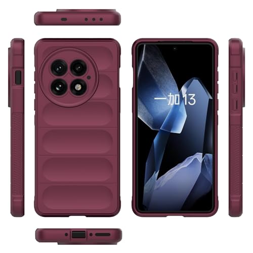 OnePlus 13 5GpdbP[X VRXJo[ t{fBی ϏՌ h~ \tgCi[t@Co[tbLOP[X(Purple)