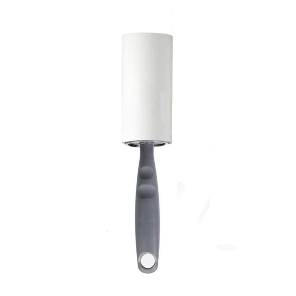 Rouleau peluche réutilisable lavable en silicone gris pour poils de chat