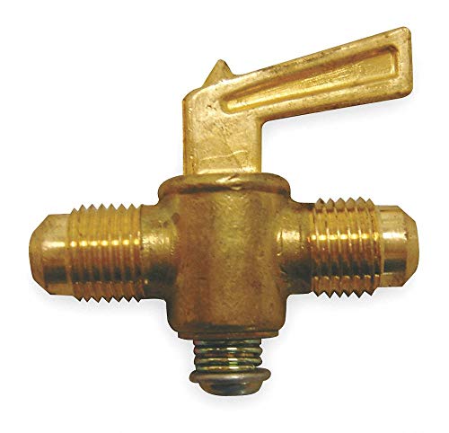 1 7/8 Inl X 1 7/8 Inh Brass Flare Ground Plug Valve, 5/16 in Tube Size,20400007540